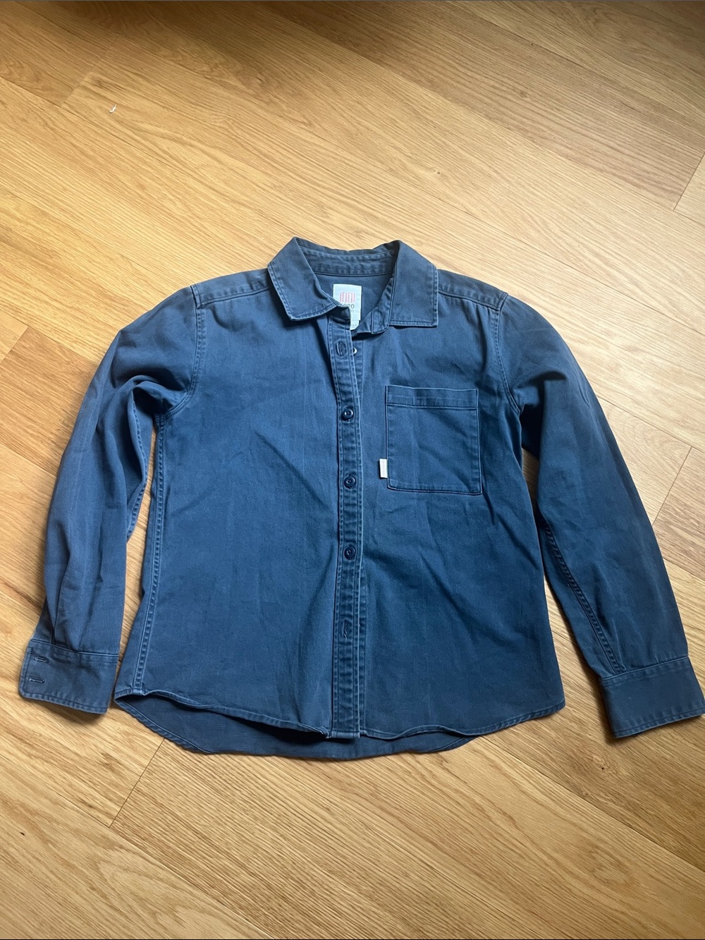 Topo Designs Women’s Navy Dirt Shirt size M
